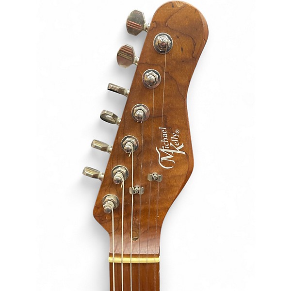 Used Michael Kelly 62 blaze blaze blue Solid Body Electric Guitar