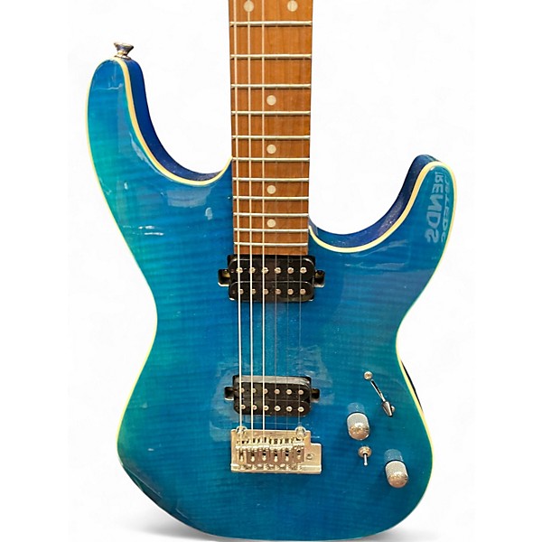 Used Michael Kelly 62 blaze blaze blue Solid Body Electric Guitar