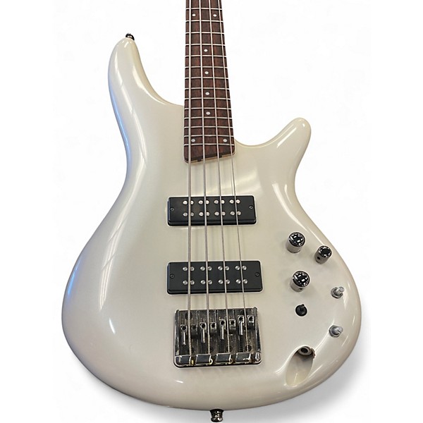 Used Ibanez SR300 Classic White Electric Bass Guitar