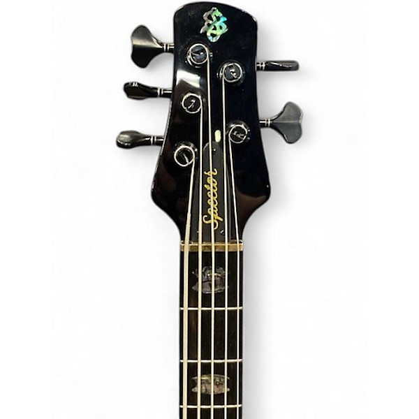 Used Spector Euro 5 Cst Red Burl Burst Electric Bass Guitar