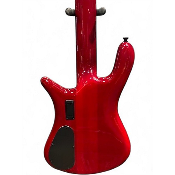 Used Spector Euro 5 Cst Red Burl Burst Electric Bass Guitar