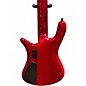 Used Spector Euro 5 Cst Red Burl Burst Electric Bass Guitar