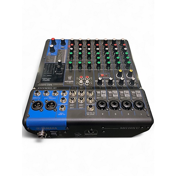 Used Yamaha MG10XU 10 Channel Mixer with Effects Unpowered Mixer