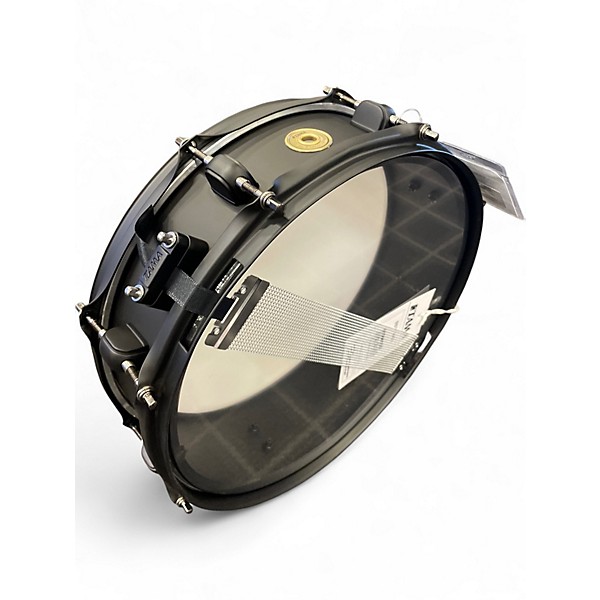 Used TAMA 13X5 PICCOLO SNARE Black Drum