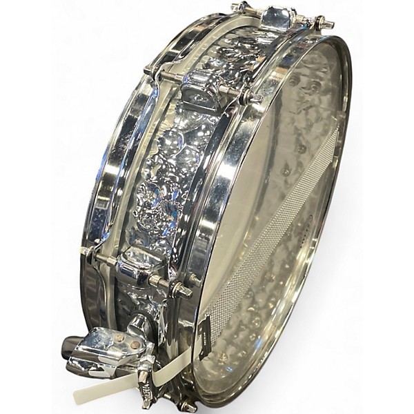 Used TAMA 13in PICCOLO SNARE Hand Hammered Chrome Drum