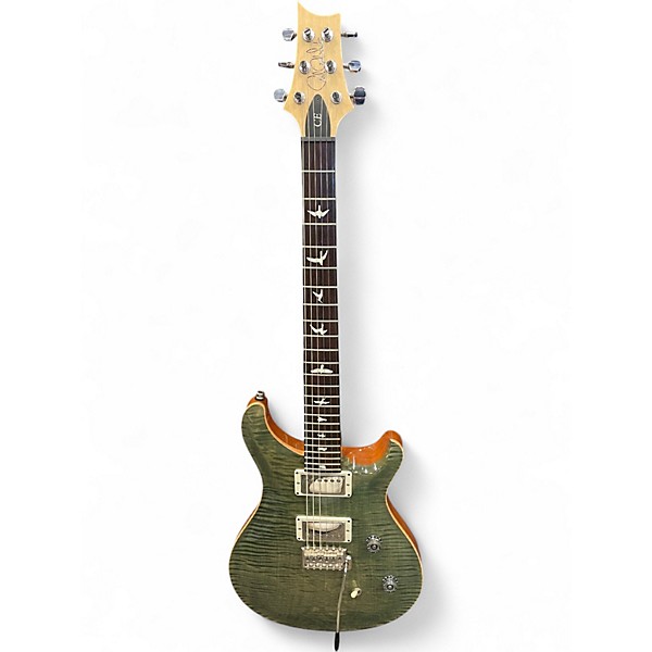 Used PRS CE24 Green Solid Body Electric Guitar