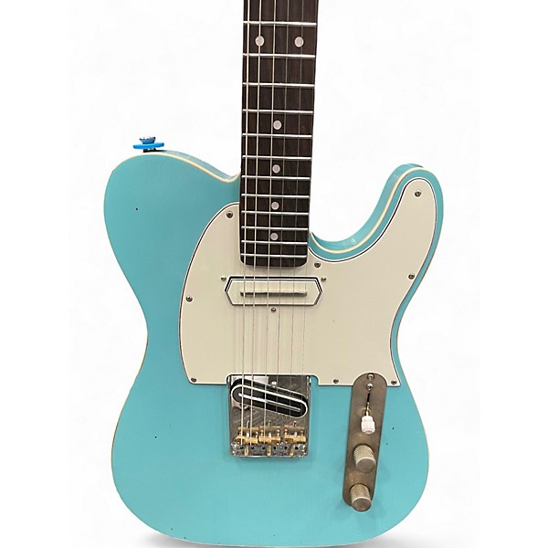 Used Big River TSTYLE Blue Solid Body Electric Guitar