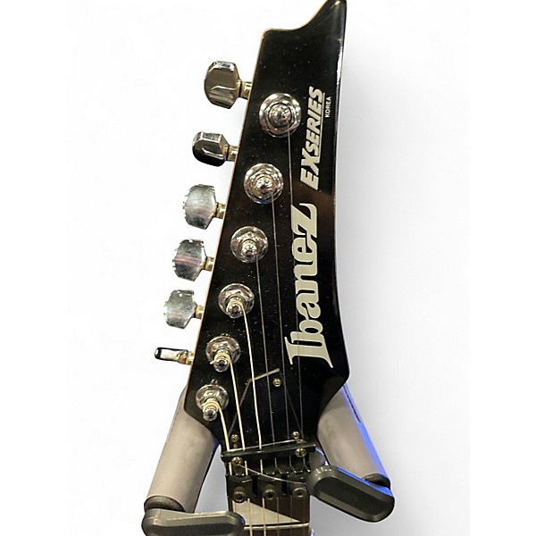 Used Ibanez EX series Black Solid Body Electric Guitar