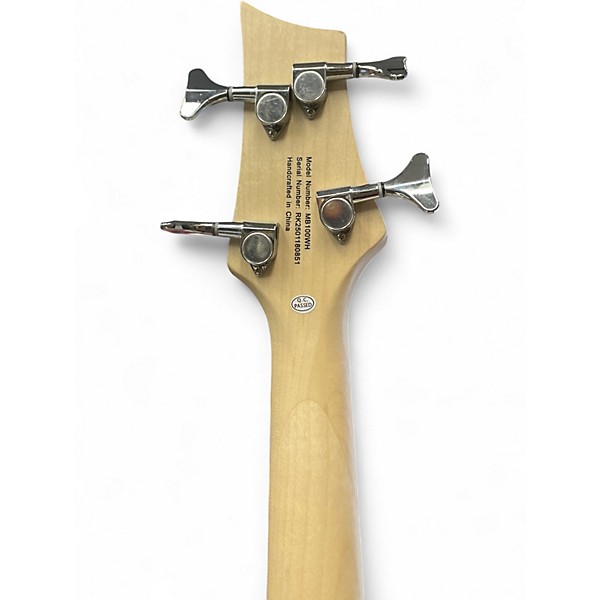 Used Mitchell MB100 White Electric Bass Guitar