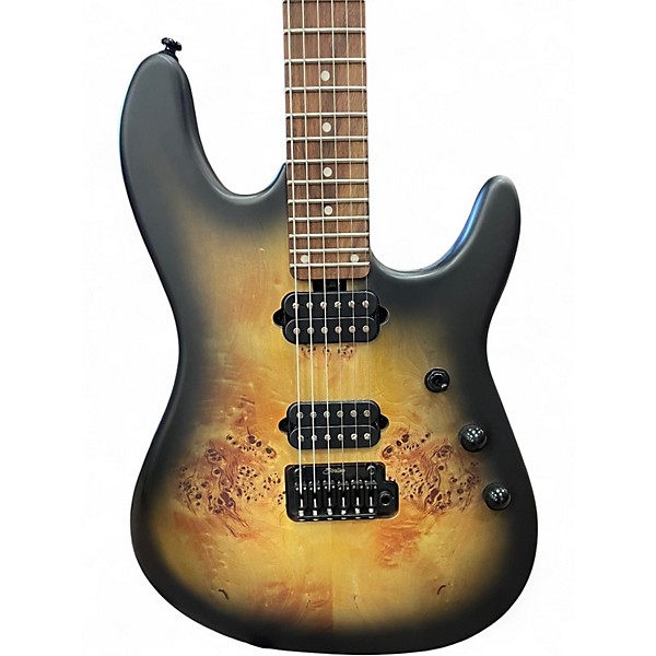 Used Sterling by Music Man JASON RICHARDSON POPLAR BURST Solid Body Electric Guitar