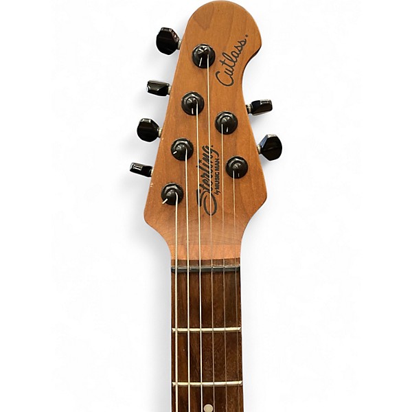 Used Sterling by Music Man JASON RICHARDSON POPLAR BURST Solid Body Electric Guitar