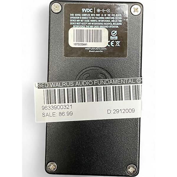 Used Walrus Audio FUNDAMENTAL CHORUS Effect Pedal