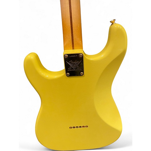 Used Fender Limited Edition 70th Anniversary 54 Stratocaster Relic Faded Aged Canary Yellow Solid Body Electric Guitar