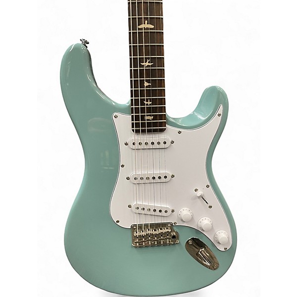 Used PRS SE Silver Sky STONE BLUE Solid Body Electric Guitar