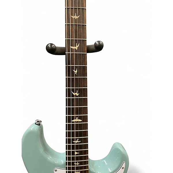 Used PRS SE Silver Sky STONE BLUE Solid Body Electric Guitar