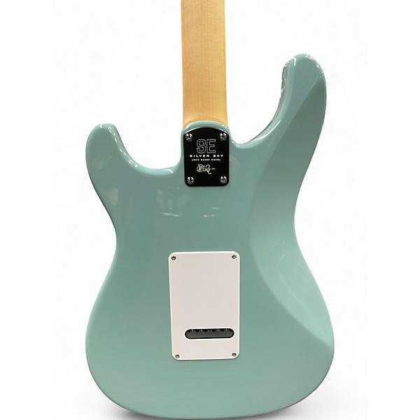 Used PRS SE Silver Sky STONE BLUE Solid Body Electric Guitar