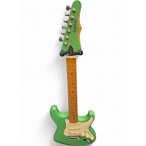 Used Epiphone S STYLE GREEN Solid Body Electric Guitar