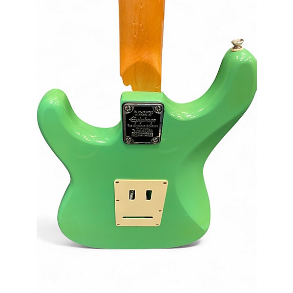 Used Epiphone S STYLE GREEN Solid Body Electric Guitar