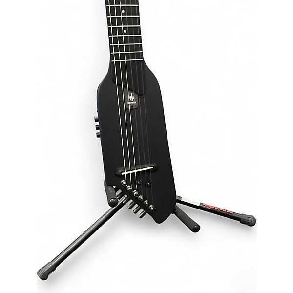 Used Donner Hush 1 Black Acoustic Electric Guitar