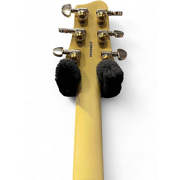 Used Sawtooth H70C Antique White Solid Body Electric Guitar