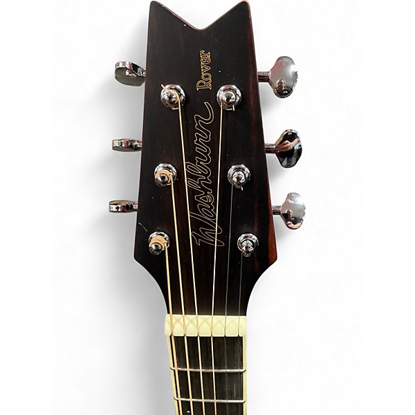 Used Washburn Ro10 Rover Burgundy Acoustic Guitar