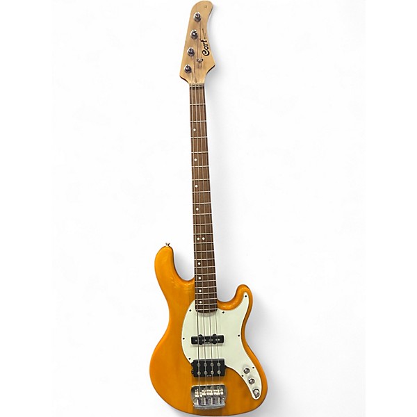 Used Cort GB 34 A Natural Electric Bass Guitar