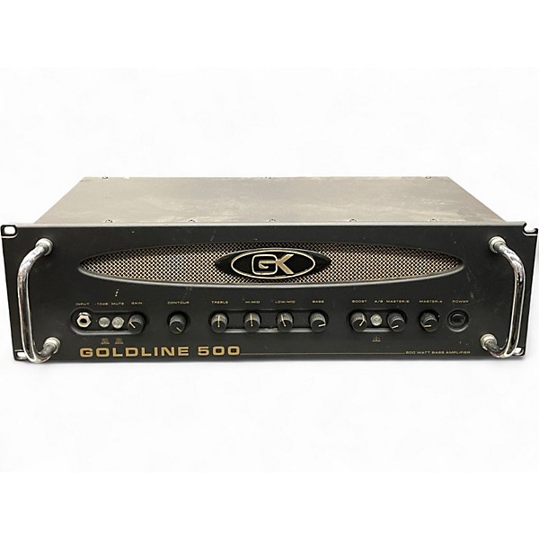 Used Gallien-Krueger Goldline 500 Bass Amp Head