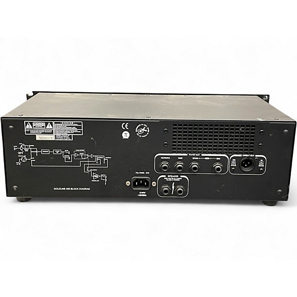 Used Gallien-Krueger Goldline 500 Bass Amp Head