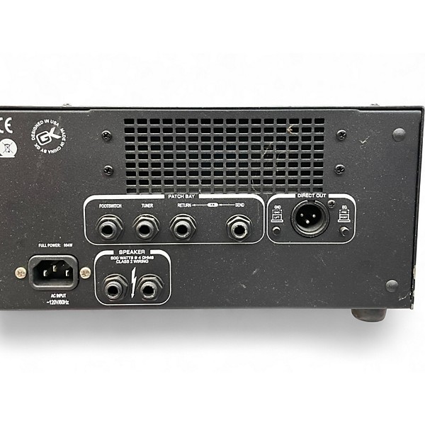 Used Gallien-Krueger Goldline 500 Bass Amp Head