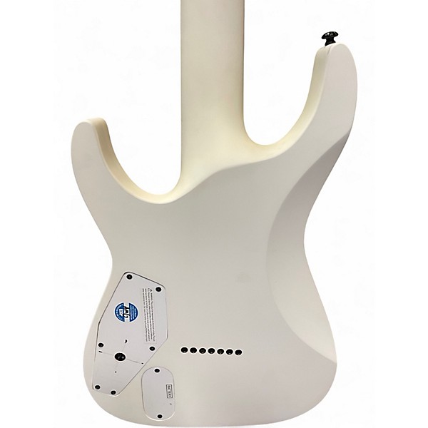 Used ESP LTD MHT 7 STRING BARRITONE ARCTIC WHITE Solid Body Electric Guitar