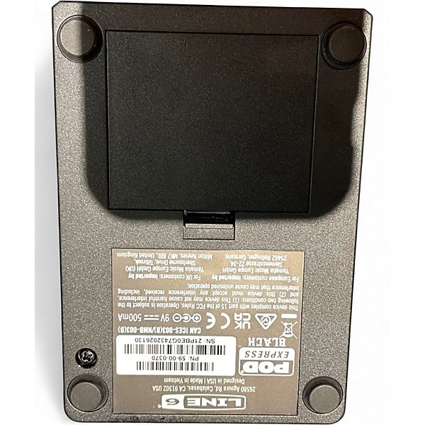 Used Line 6 POD EXPRESS BLACK Effect Processor