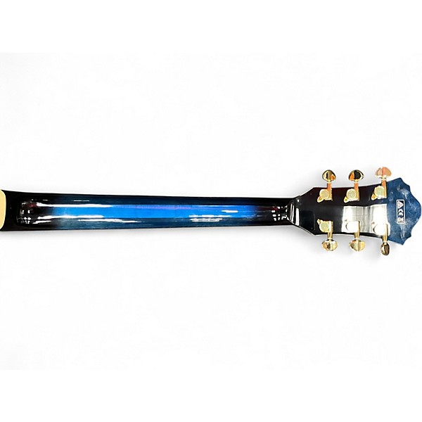 Used Ibanez AS93-BLS Trans Blue Hollow Body Electric Guitar