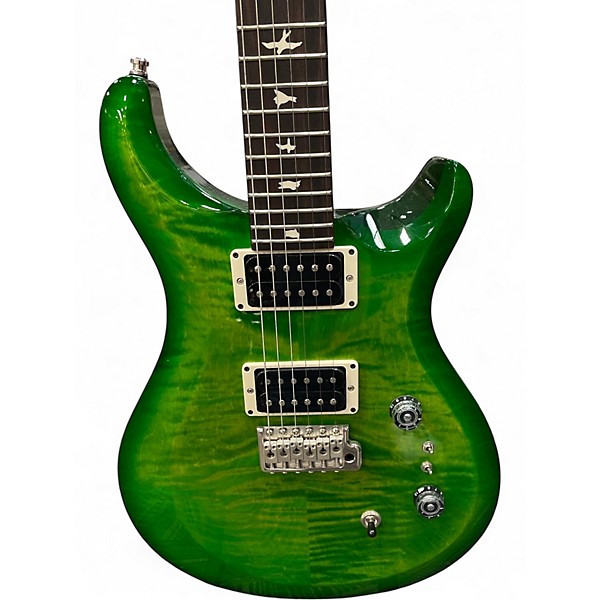 Used PRS Custom 24 Trans Green Solid Body Electric Guitar