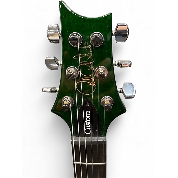 Used PRS Custom 24 Trans Green Solid Body Electric Guitar