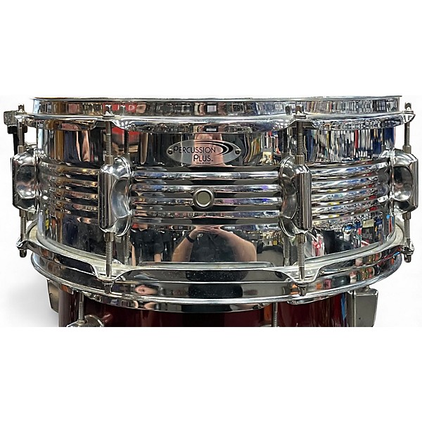 Used Percussion Plus 5 Piece 5 piece Red Drum Kit