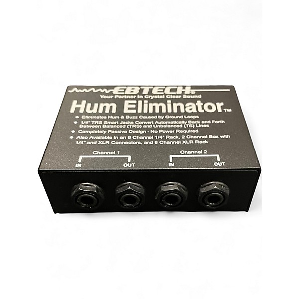 Used Ebtech 2-Channel Hum Eliminator