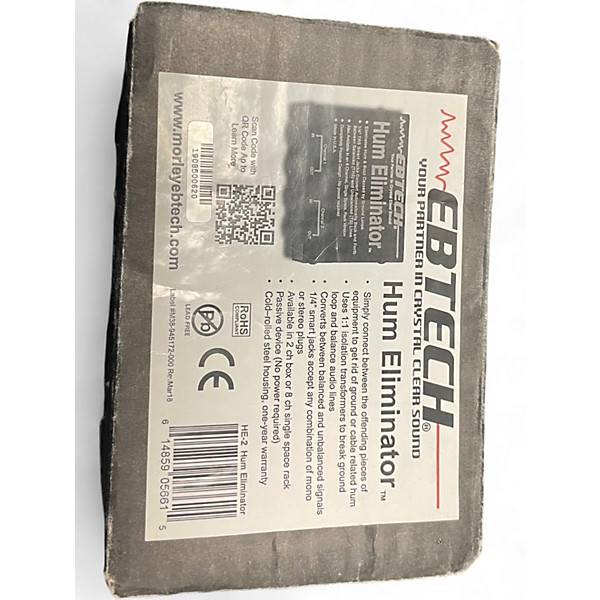 Used Ebtech 2-Channel Hum Eliminator