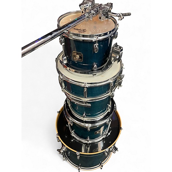 Used Gretsch Drums 5 Piece CATALINA BIRCH CARIBBEAN BLUE Drum Kit