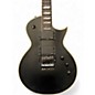 Used ESP LTD EC1000FR Deluxe Trans Black Solid Body Electric Guitar