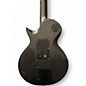Used ESP LTD EC1000FR Deluxe Trans Black Solid Body Electric Guitar
