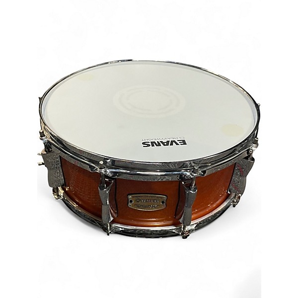 Used Yamaha 14X6 Stage Custom Snare Honey Amber Drum