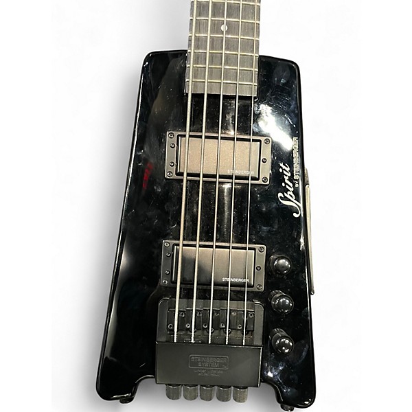 Used Spirit XT25 Black Electric Bass Guitar