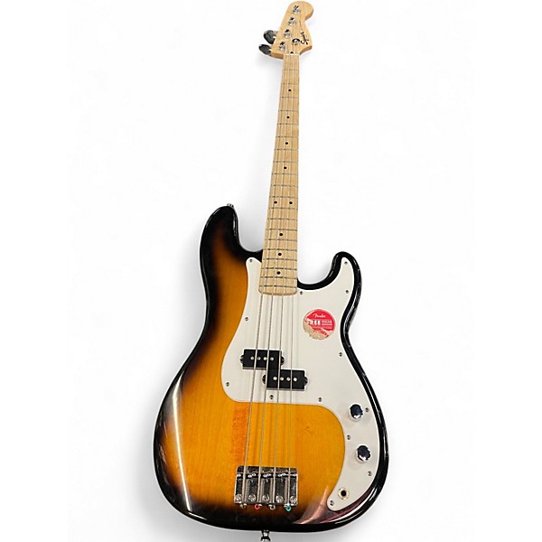 Used 2023 Squier Sonic P Bass 2 Tone Sunburst Electric Bass Guitar