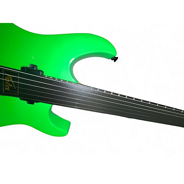 Used Volta THE KEENE MACHINE J1 Neon Green Solid Body Electric Guitar