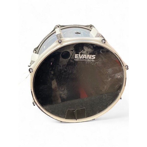 Used Pork Pie 7X12 Little Squealer Snare CHAMELEON WHITE Drum