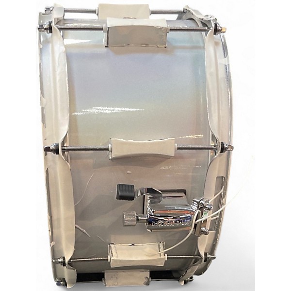 Used Pork Pie 7X12 Little Squealer Snare CHAMELEON WHITE Drum