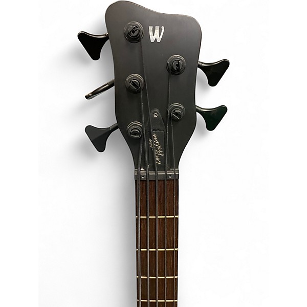 Used Warwick Corvette 5 String Proline Blue Electric Bass Guitar