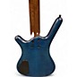 Used Warwick Corvette 5 String Proline Blue Electric Bass Guitar