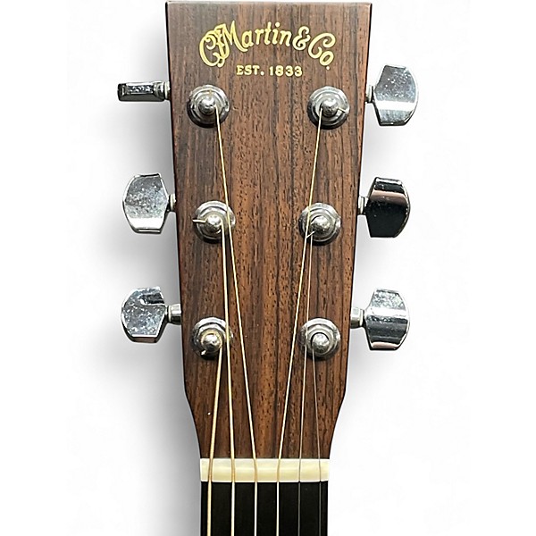 Used Martin Centennial Custom Dreadnought Natural Acoustic Electric Guitar