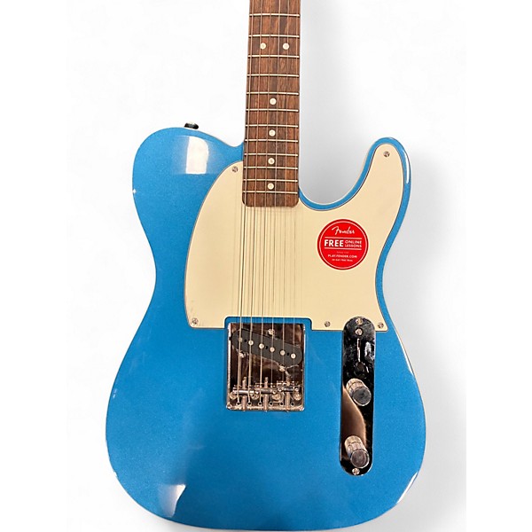 Used 2021 Squier Limited Edition Classic Vibe 60's Custom Esquire Lake Placid Blue Solid Body Electric Guitar